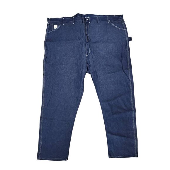 NEW Pointer Men's Denim jeans Size 60x32 Big Made in USA carpenter dark wash - Picture 1 of 9